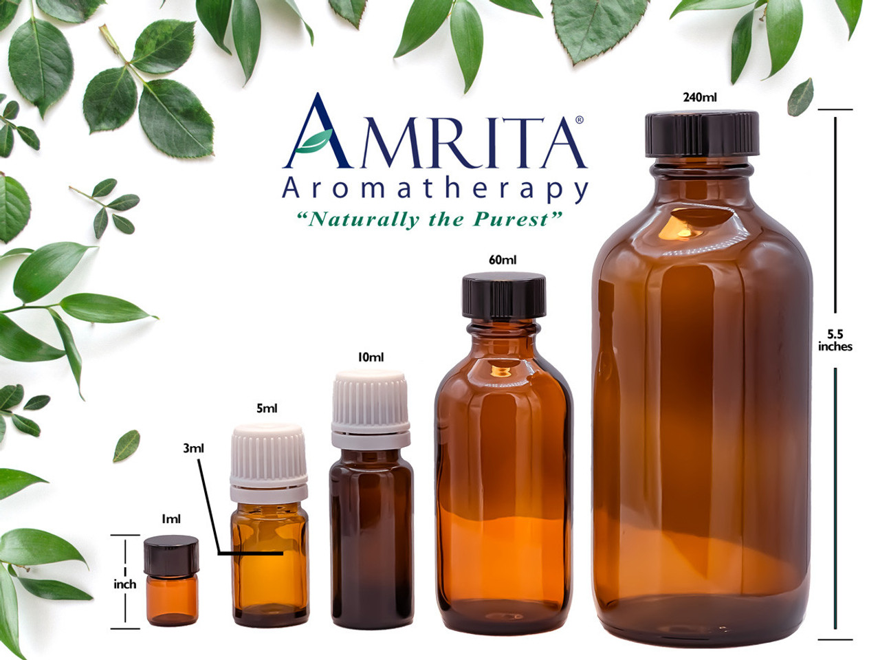 Jasmine Organic Essential Oil 3ml (0.1 fl. oz.) | Amrita Aromatherapy