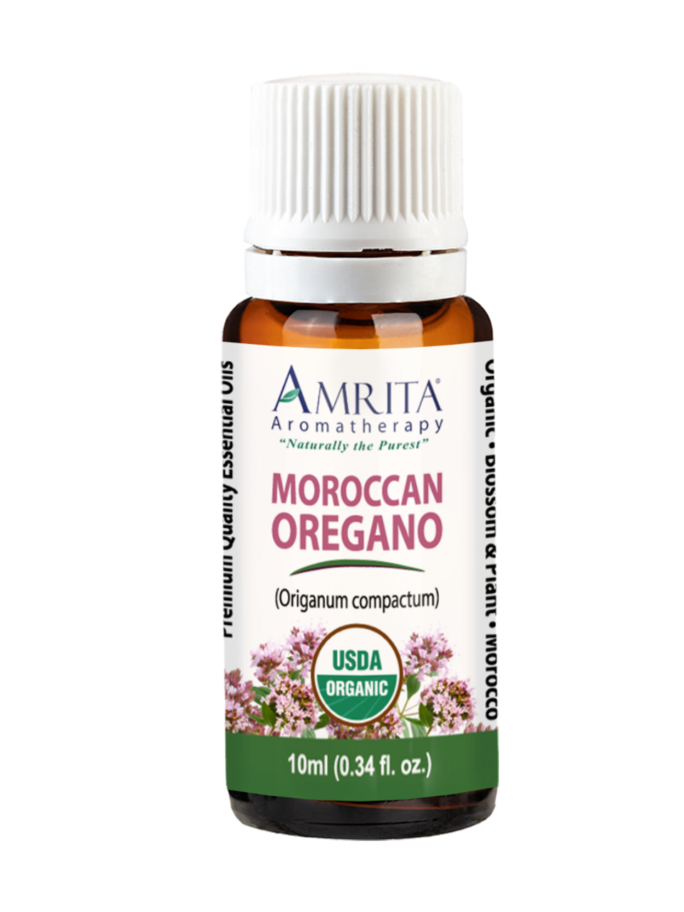Oregano Essential Oil (Origanum compactum)- Moroccan - USDA Certified Organic - Premium Therapeutic Quality Essential Oil - Size: 60ml