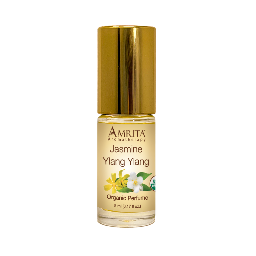 Jasmine Ylang Ylang Organic Perfume Amrita Aromatherapy