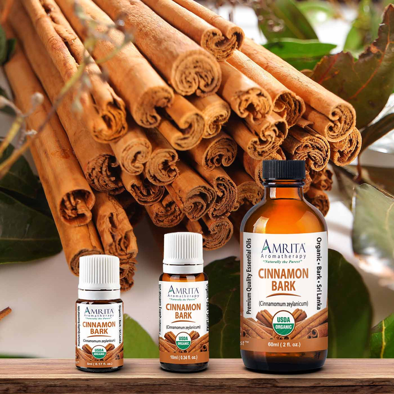 Cinnamon Bark Organic Essential Oil | Amrita Aromatherapy