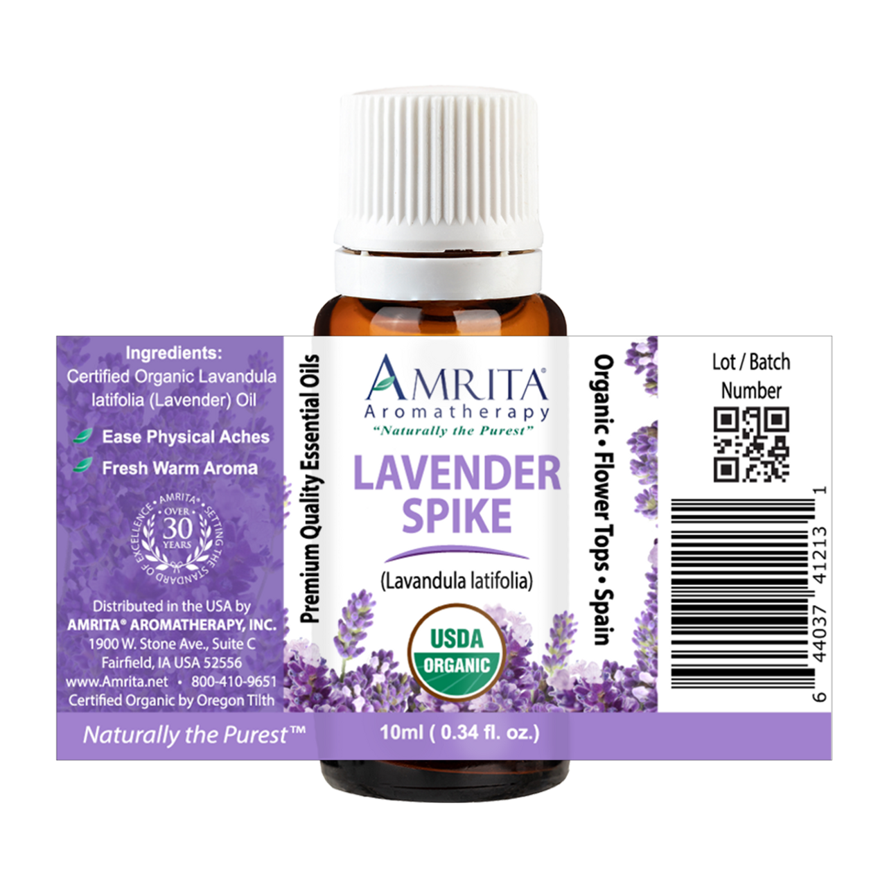 Spike Lavender Essential Oil - Organic - Snow Lotus Aromatherapy