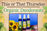 This or That: Organic Deodorants