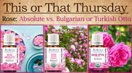 This or That: Rose Absolute vs Bulgarian or Turkish Rose Otto