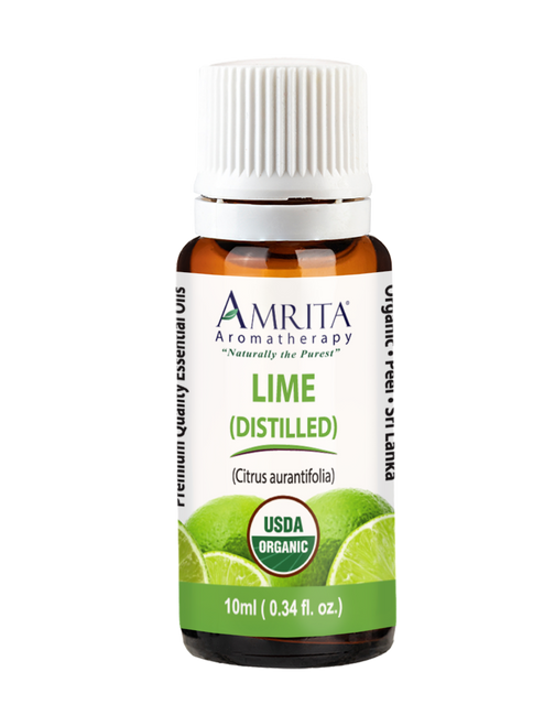 Lime Steam Distilled Organic Essential Oil 10mL photo
