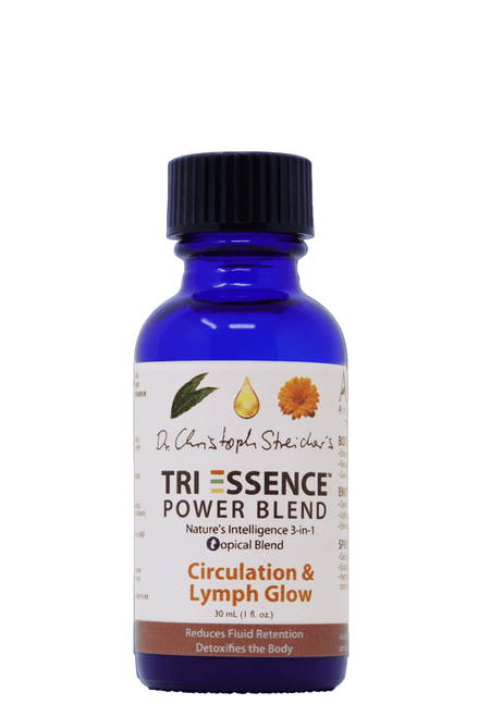 Circulation and Lymph Glow Tri-Essence® Power Blend label photo