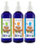 Bugs BeGone Organic Spray 3 Pack of Sprays