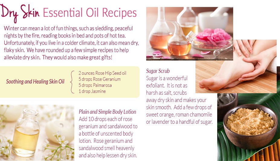 Essential Oils Recipes for Winter Skin