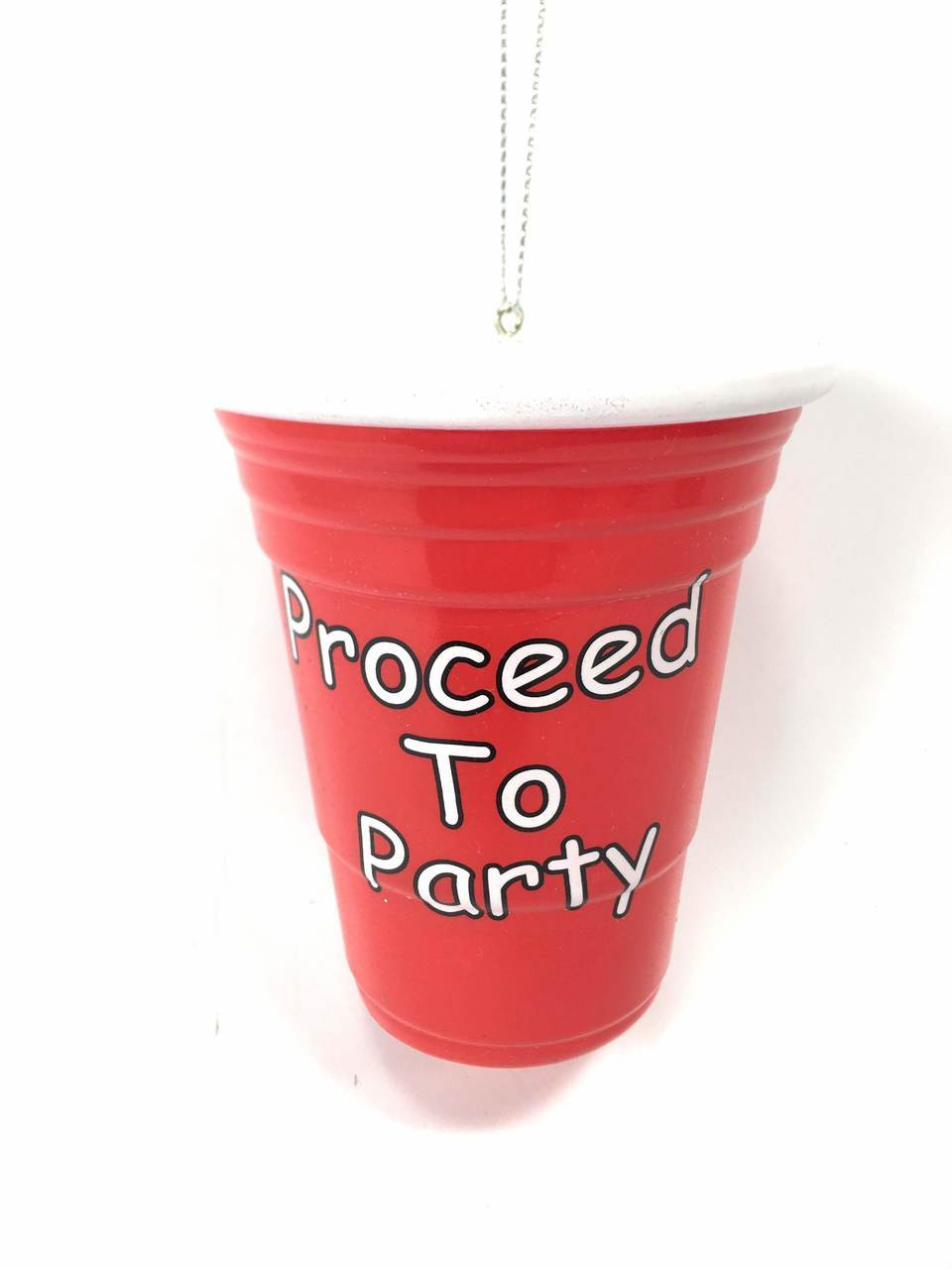 Red Solo Cup Party On Christmas Tree Ornament - OutdoorWood