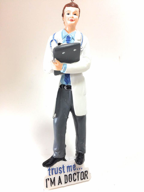 Trust Me I'm A Doctor Christmas Ornament