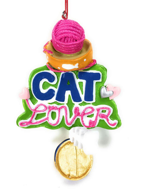 Cat Lover Christmas Tree Ornament