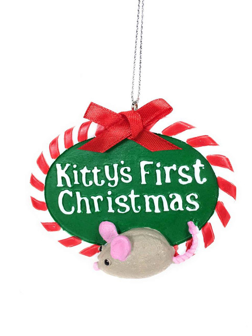 Kitty's First Christmas Tree Ornament