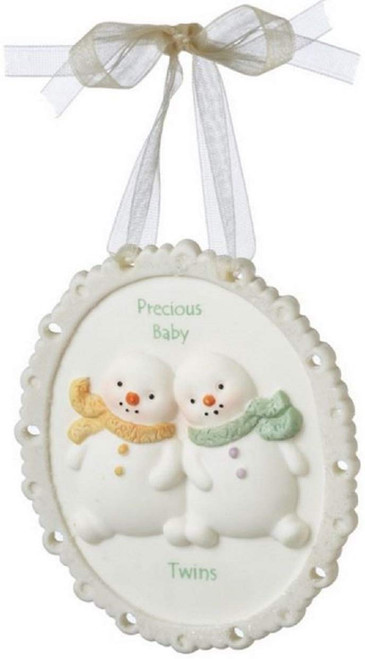 Midwest CBK Precious Baby Twins Plaque Ornament