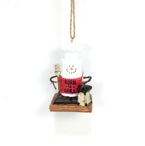 3 Inch Smores Grilling Christmas Ornament 3 Inch Smores Grilling Christmas Ornament