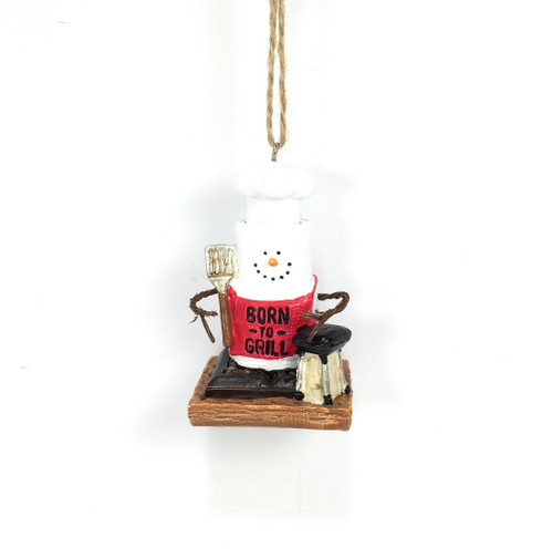 3 Inch Smores Grilling Christmas Ornament