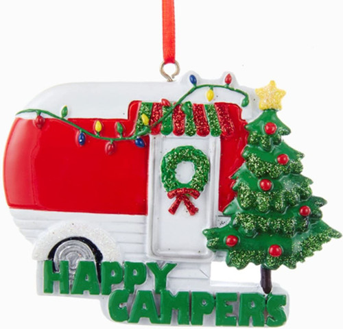 Kurt Adler 2.5 Inch Happy Campers Christmas Ornament