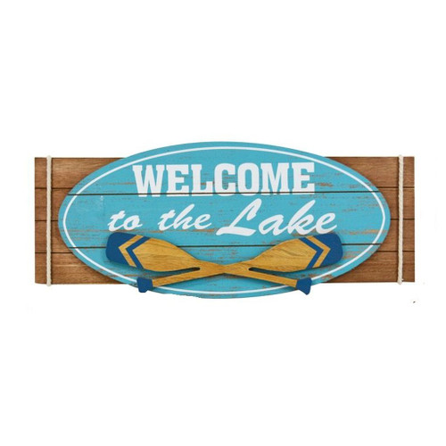 Welcome To The Lake Rustic Wooden Sign