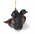 Black Lab w Decoy Duck Christmas Tree Ornament