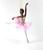 African American Ballerina Christmas Tree Ornament