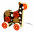 Giraffe w Gears Wooden Pull Toy by Applesauce