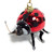 NOBLE GEMS GLASS LADYBUG ORNAMENT Kurt Adler 3"