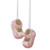 Baby Girl Pink Porcelain Shoes Ornament