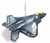 Glass US Air Force Fighter Jet Christmas Tree Ornament by Kurt Adler