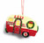 Teardrop Happy Camper Holiday Christmas Tree Ornament