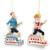 Male & Female Runners - Joggers Ornament 2pcs
