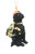 Black Lab Hunting Dog w Backpack Christmas Ornament