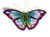 Glittered Butterfly Ornaments 3 Pc Set By Kurt Adler