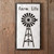 Vintage Style Farm Life w Windmill Metal Sign