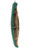 Cannon Falls GREEN Canoe & Paddles Christmas Ornament rustic replica look resin