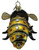 Kurt Adler 3.75 Inch Noble Gems Honey Bee Christmas Tree Ornament