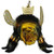 Kurt Adler 3.75 Inch Noble Gems Honey Bee Christmas Tree Ornament