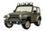 Grey 4x4 Off Road Wrangler Christmas Ornament