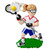 Girl Lacrosse Figurine Christmas Ornament