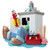 Plumber Under Kitchen Sink With Tools Christmas Ornament