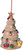 Sand Tree Castle w Lights Shells Christmas Ornament