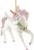 Kurt Adler 3 Inch Pink & Blue Unicorn Christmas Ornament