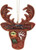 Kurt Adler 3.75 Inch Deer Head Supply Box Christmas Ornament
