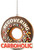 Ganz 3 Inch Recovering Chocolate Doughnut Carboholic Christmas Ornament
