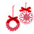 Kurt Adler Peppermint Wreath 2 Piece Set  Christmas Ornaments