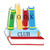 Stacked Books Book Club Christmas Ornament