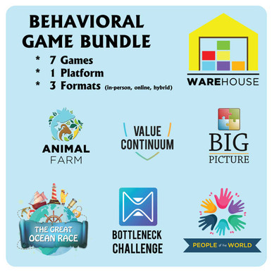 Behavioral Game Bundle - 7 Great games for online, in-person, or both