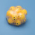 Smiley Molecule Ball on blue background