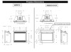 Marquis 36" Solace Gas Fireplace dimensions