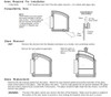  Wood Burning Fireplace Glass Gasket Kit 98500731