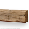 Weathered Barnwood Mantle Shelf - Non-Combustible