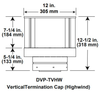 DVP High Wind Vertical Cap (DVP-TVHW)