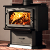 Osburn 1700 Wood Burning Stove with Pedestal